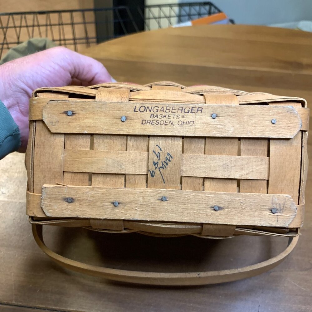 1989 EDITION - Longaberger Christmas Holiday Memory Basket - Picture 11 of 11